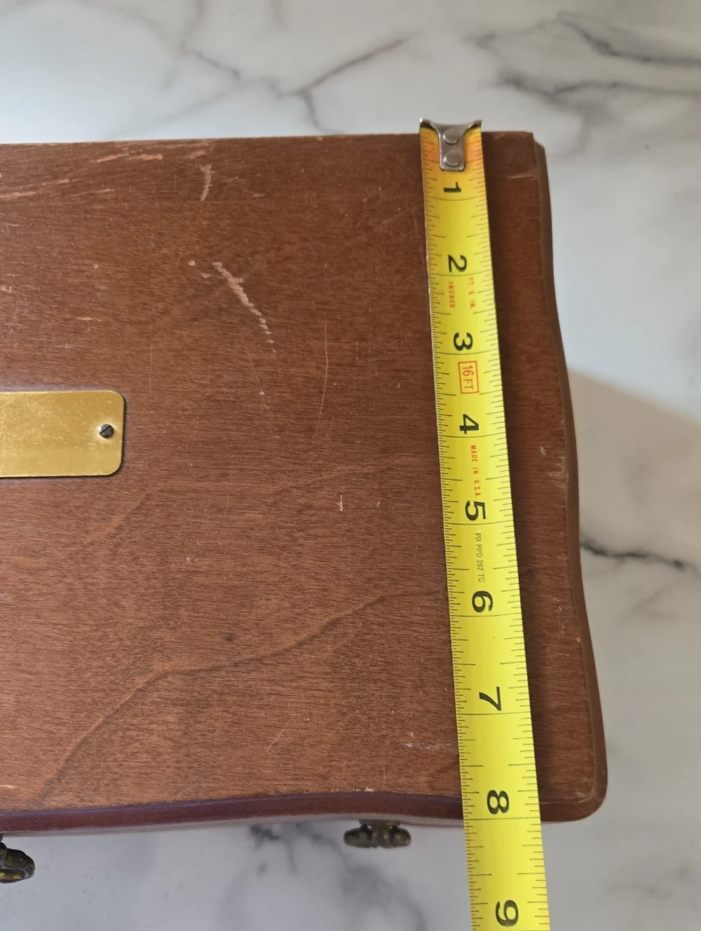Vintage Jasco wooden jewelry box 70s-80s Made In Canada